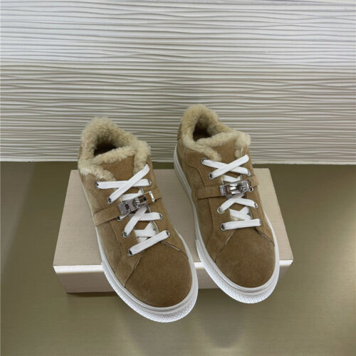 High Quality Luxury Hermes New Classic Kelly Buckle Casual Shoes – Style 97443