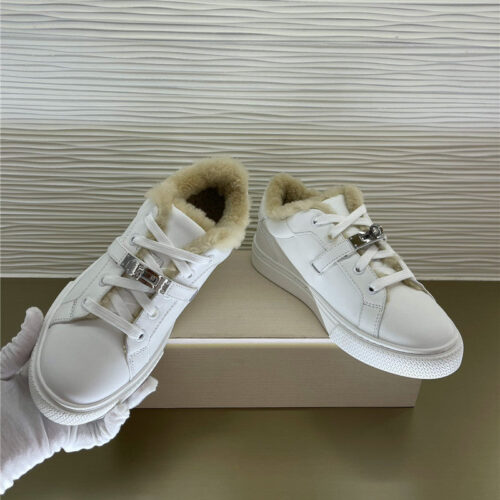 High Quality Luxury Hermes New Classic Kelly Buckle Casual Shoes – Style 62979 product detail
