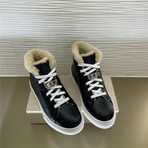 High Quality Luxury Hermes New Classic Kelly Buckle Casual Shoes