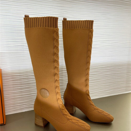 High Quality Luxury Hermes Autumn And Winter Sock Boots – Style 36707