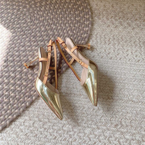 High Quality Luxury Louis Vuitton New Blossom Slingback High Heels product detail