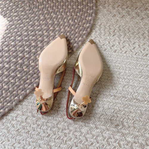 High Quality Luxury Louis Vuitton New Blossom Slingback High Heels product detail