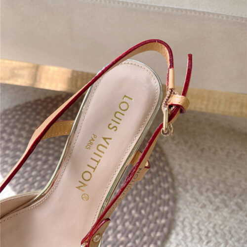 High Quality Luxury Louis Vuitton New Blossom Slingback High Heels product detail