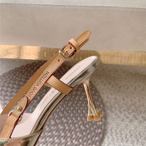 High Quality Luxury Louis Vuitton New Blossom Slingback High Heels product detail