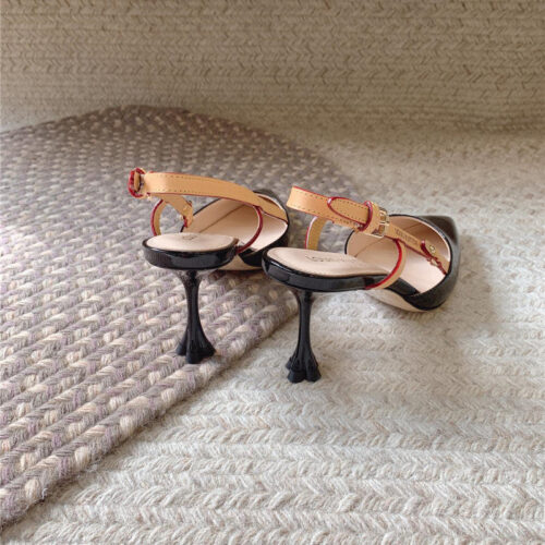 High Quality Luxury Louis Vuitton New Blossom Slingback High Heels – Style 54467 product detail