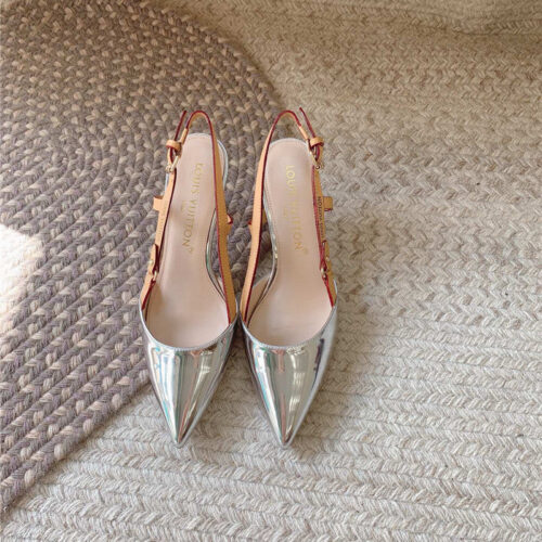 High Quality Luxury Louis Vuitton New Blossom Slingback High Heels – Style 20003 alternate view