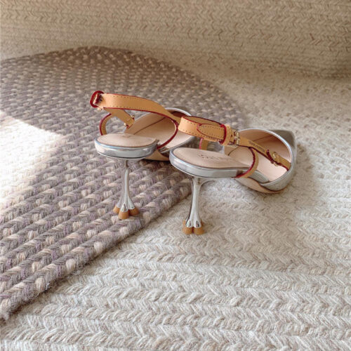 High Quality Luxury Louis Vuitton New Blossom Slingback High Heels – Style 20003 product detail