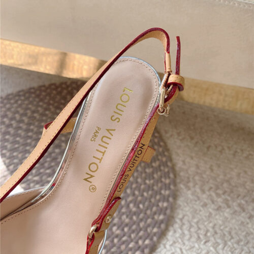 High Quality Luxury Louis Vuitton New Blossom Slingback High Heels – Style 20003 product detail