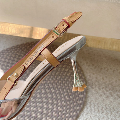 High Quality Luxury Louis Vuitton New Blossom Slingback High Heels – Style 20003 product detail