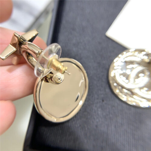 High Quality Luxury Chanel Gold Coin Star Earrings product detail