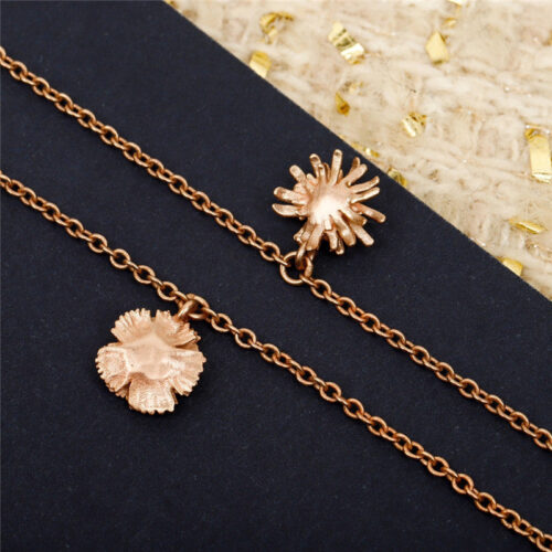 High Quality Luxury Dior Cornflower Sunflower Peony Bracelet Necklace product detail