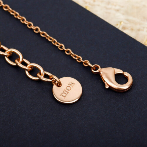 High Quality Luxury Dior Cornflower Sunflower Peony Bracelet Necklace product detail
