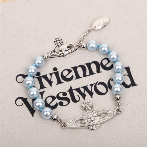 High Quality Luxury Vivienne Westwood Saturn Pearl Bracelet – Style 51664