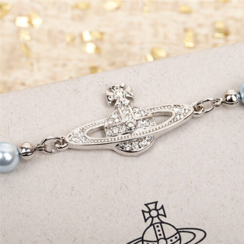 High Quality Luxury Vivienne Westwood Saturn Pearl Bracelet – Style 51664 product detail