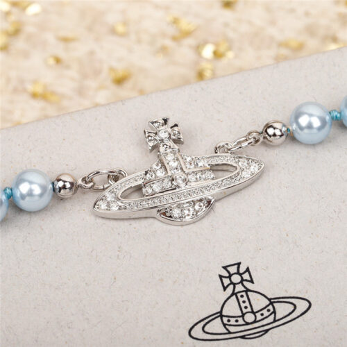 High Quality Luxury Vivienne Westwood Saturn Pearl Bracelet product detail
