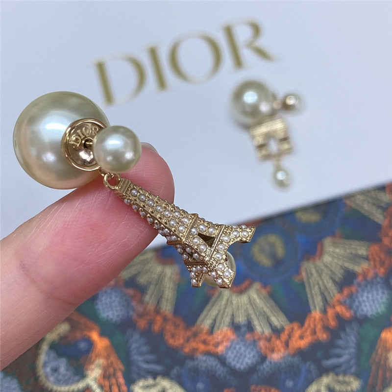 High Quality Luxury Dior New Eiffel Tower Earrings product detail