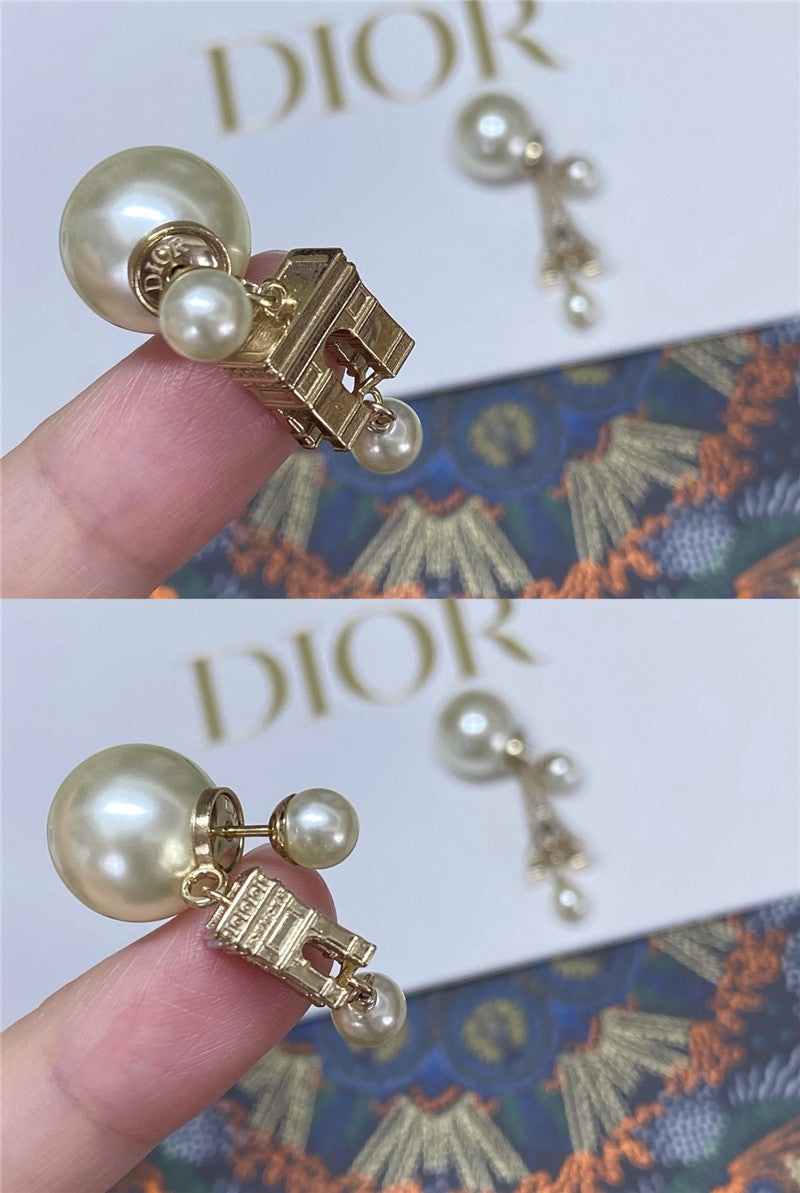 High Quality Luxury Dior New Eiffel Tower Earrings product detail