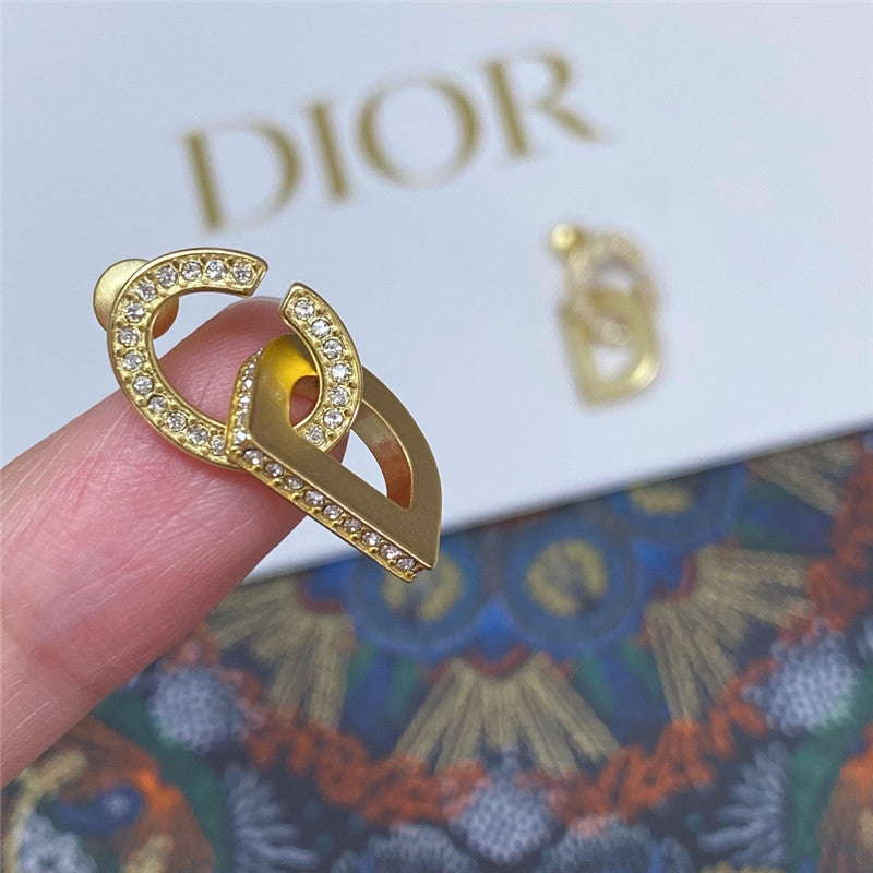 High Quality Luxury Dior Diamond Cd Earrings product detail