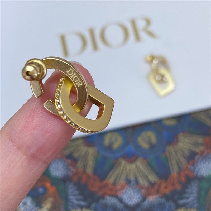 High Quality Luxury Dior Diamond Cd Earrings product detail