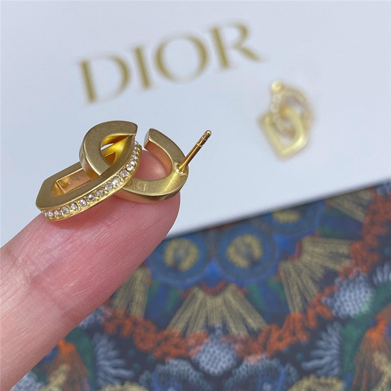 High Quality Luxury Dior Diamond Cd Earrings product detail