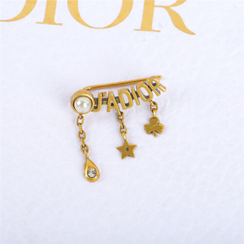 High Quality Luxury Dior Left And Right Letter Tassel Ear Clips product detail