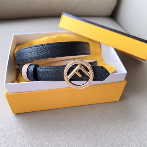 High Quality Luxury Fendi 2.0Cm Reversible Belt – Style 42150 product detail