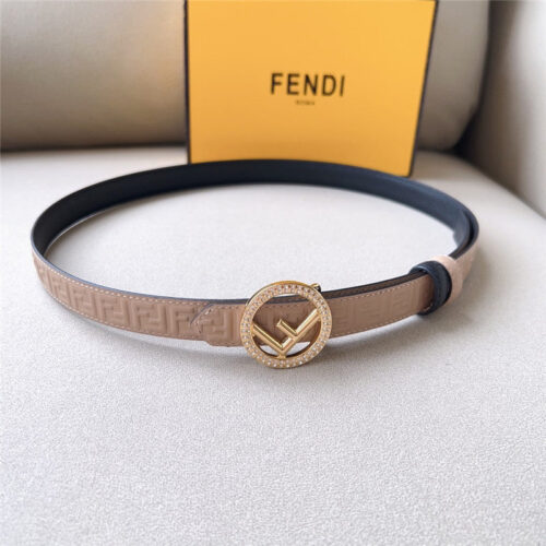High Quality Luxury Fendi 2.0Cm Reversible Belt – Style 42150