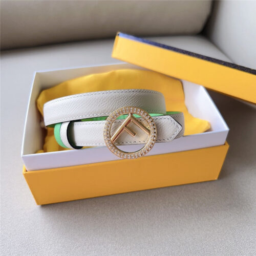 High Quality Luxury Fendi 2.0Cm Reversible Belt – Style 73222 product detail