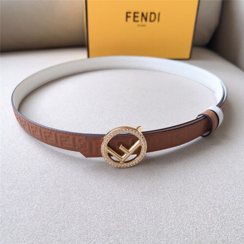 High Quality Luxury Fendi 2.0Cm Reversible Belt – Style 38758