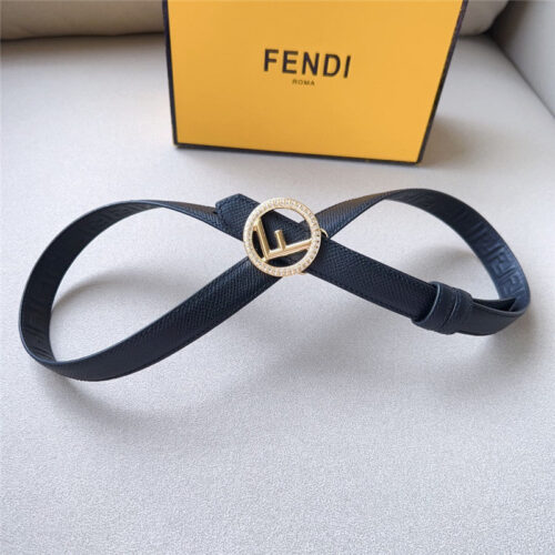 High Quality Luxury Fendi 2.0Cm Reversible Belt alternate view