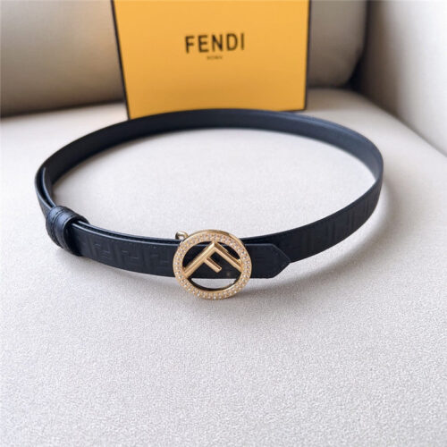High Quality Luxury Fendi 2.0Cm Reversible Belt