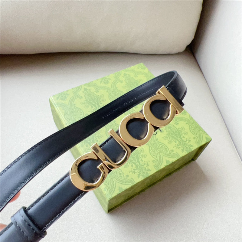 High Quality Luxury Gucci Double G Embellishment + Square Buckle Belt product detail