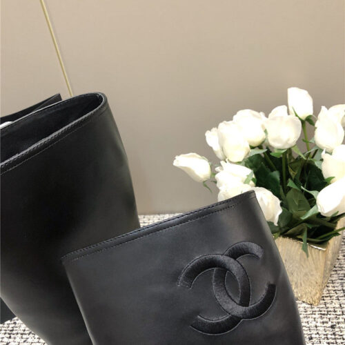 High Quality Luxury Chanel Autumn And Winter Series Electric Embroidery C Boots – Style 59142 product detail