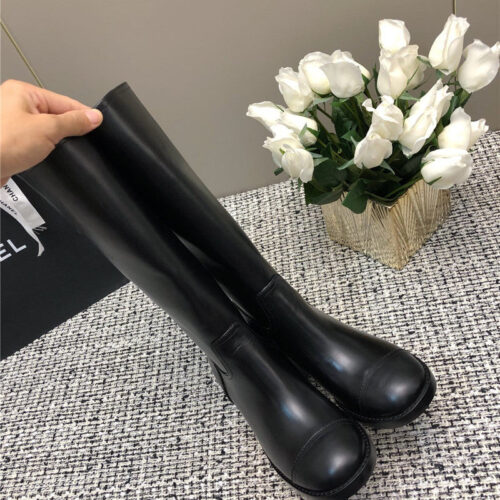 High Quality Luxury Chanel Autumn And Winter Series Electric Embroidery C Boots – Style 59142 product detail