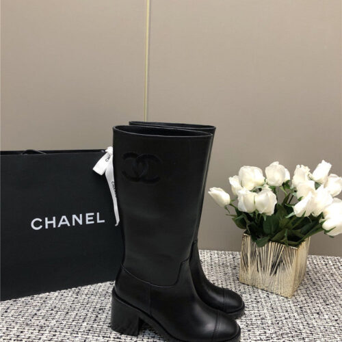 High Quality Luxury Chanel Autumn And Winter Series Electric Embroidery C Boots – Style 59142 product detail