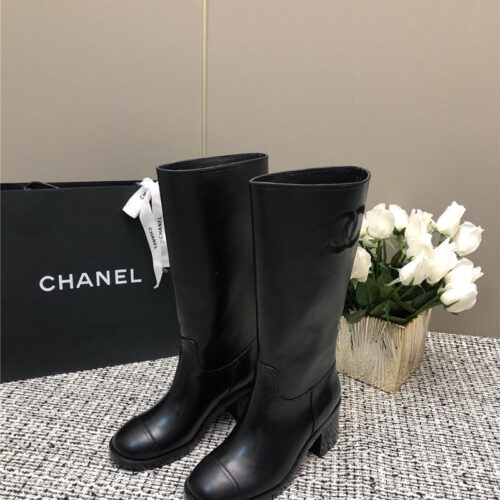High Quality Luxury Chanel Autumn And Winter Series Electric Embroidery C Boots – Style 59142