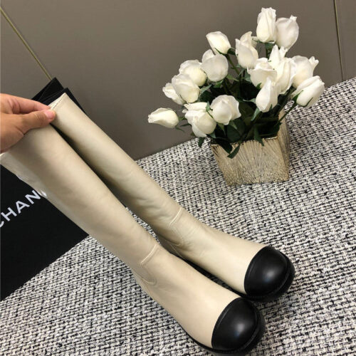 High Quality Luxury Chanel Autumn And Winter Series Electric Embroidery C Boots – Style 31462 product detail