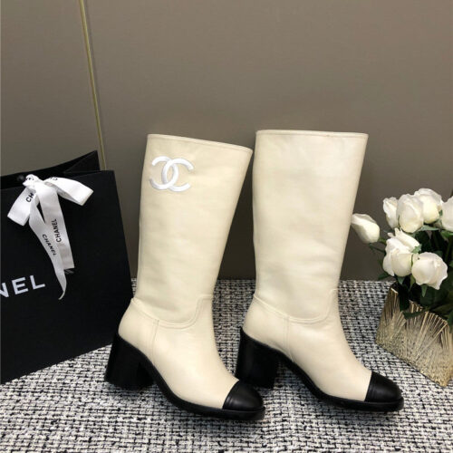 High Quality Luxury Chanel Autumn And Winter Series Electric Embroidery C Boots – Style 31462 alternate view