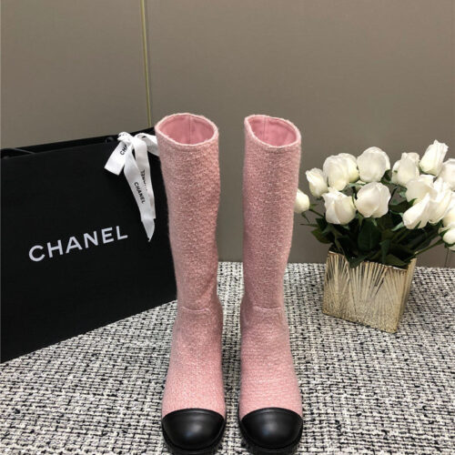 High Quality Luxury Chanel Autumn And Winter Series Electric Embroidery C Boots – Style 19590 product detail