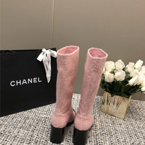 High Quality Luxury Chanel Autumn And Winter Series Electric Embroidery C Boots – Style 19590 product detail