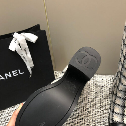 High Quality Luxury Chanel Autumn And Winter Series Electric Embroidery C Boots – Style 12806 product detail