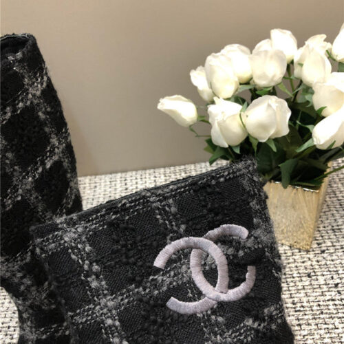 High Quality Luxury Chanel Autumn And Winter Series Electric Embroidery C Boots – Style 07718 product detail