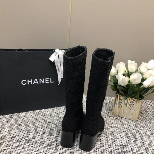 High Quality Luxury Chanel Autumn And Winter Series Electric Embroidery C Boots product detail