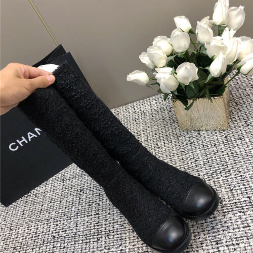High Quality Luxury Chanel Autumn And Winter Series Electric Embroidery C Boots product detail