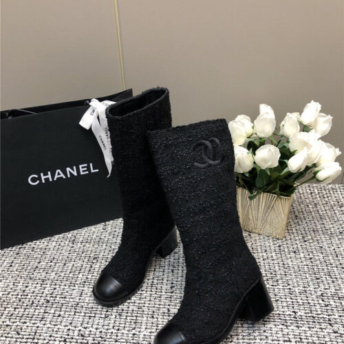 High Quality Luxury Chanel Autumn And Winter Series Electric Embroidery C Boots product detail