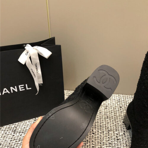 High Quality Luxury Chanel Autumn And Winter Series Electric Embroidery C Boots product detail