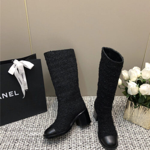 High Quality Luxury Chanel Autumn And Winter Series Electric Embroidery C Boots product detail