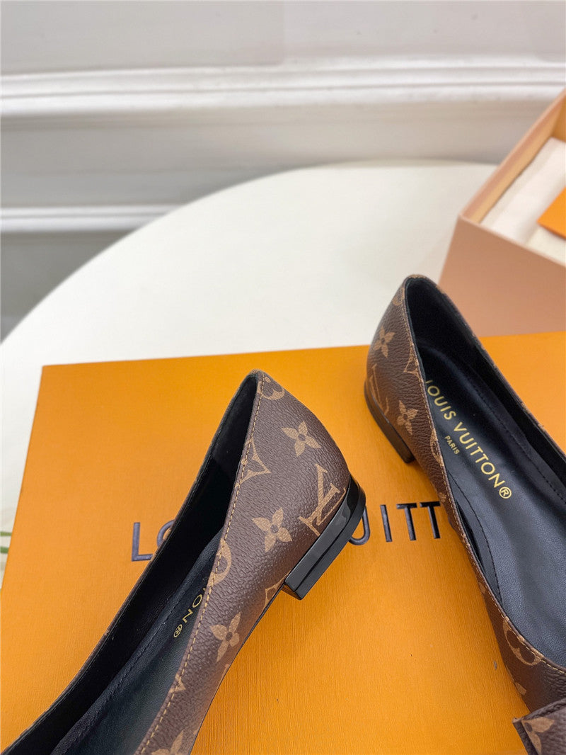 High Quality Luxury Louis Vuitton New Bow Pointed Toe Shoes – Style 85539 product detail