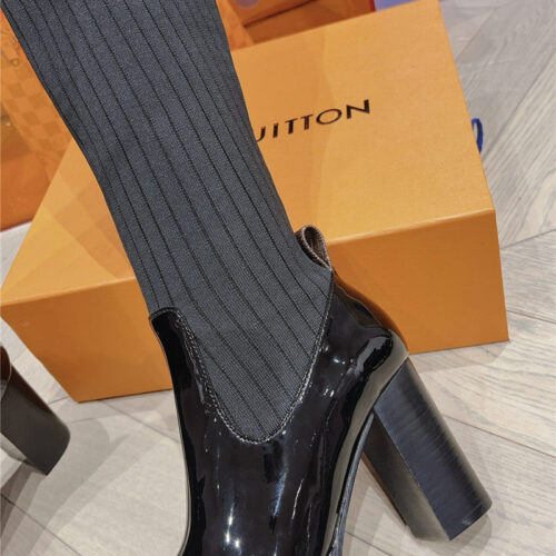 High Quality Luxury Louis Vuitton New High Heel Sock Boots product detail