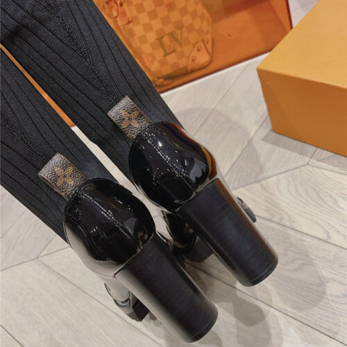 High Quality Luxury Louis Vuitton New High Heel Sock Boots product detail